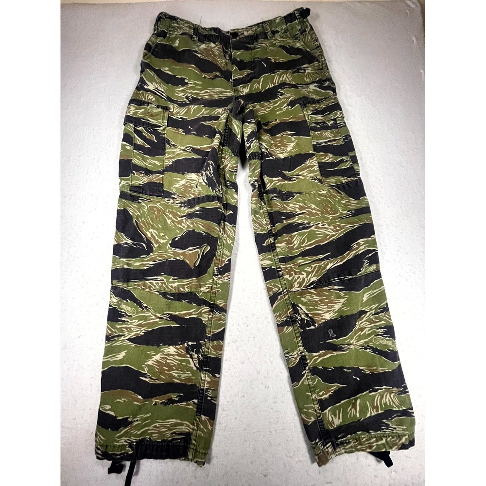 Vintage Tru Spec BDU Cargo Pants Men 32x29 Multicolor Tiger Stripe Camo Military